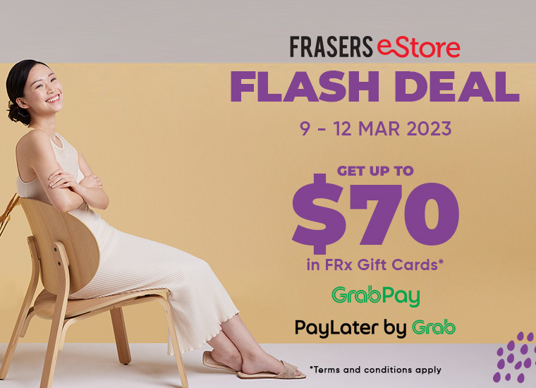 So March Goodness on Frasers eStore’s Flash Deal - Get $70!
